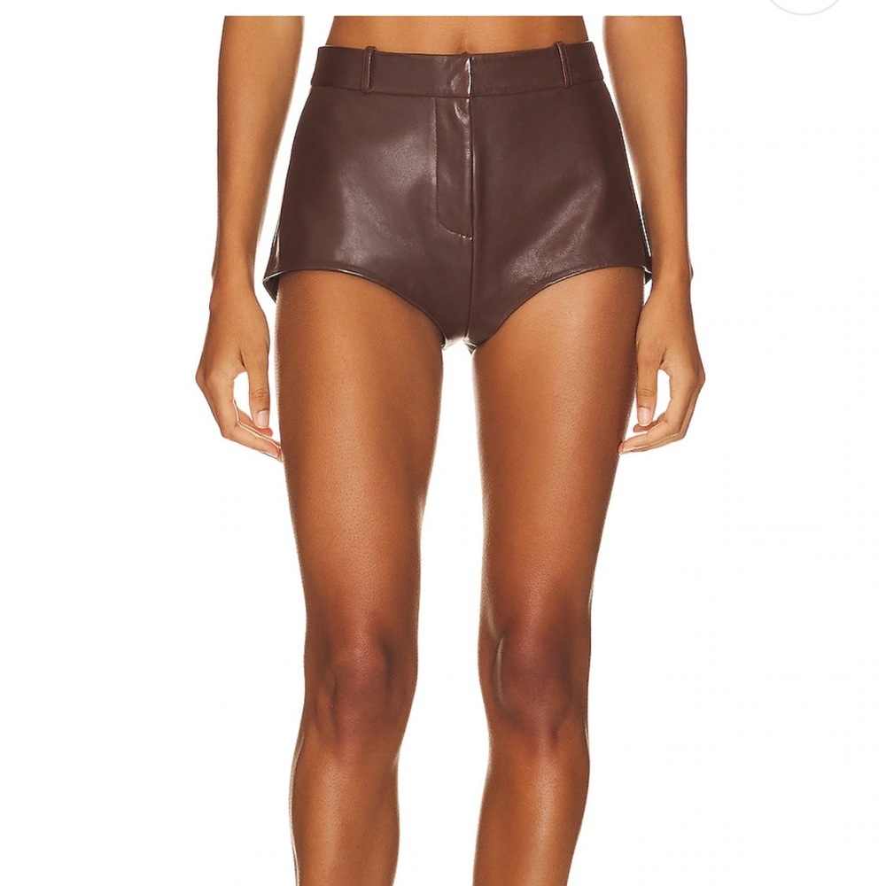 Lamarque Annaise Short in Chocolate Brown Large New with flaw